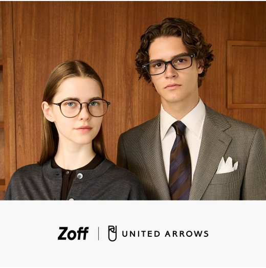 メガネブランド「Zoff」×「UNITED ARROWS」2025秋冬 ”ライフスタイルに寄り添う”アイウェアコレクション