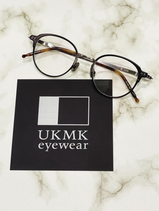 【UKMK eyewear】使いやすい黒マット系メタルフレーム！