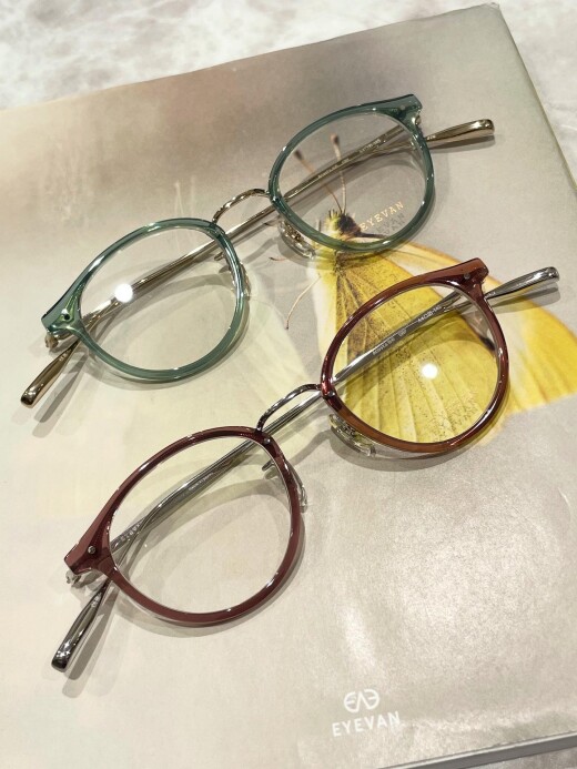 【EYEVAN】パステルカラーの可愛いコンビネーションフレーム！