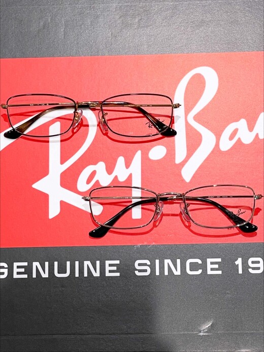 【Ray-Ban】シンプルデザインのメタルフレーム！
