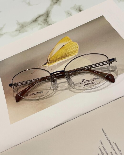 【CHARMANT LineArt】掛け心地の良いメタルナイロールフレーム！