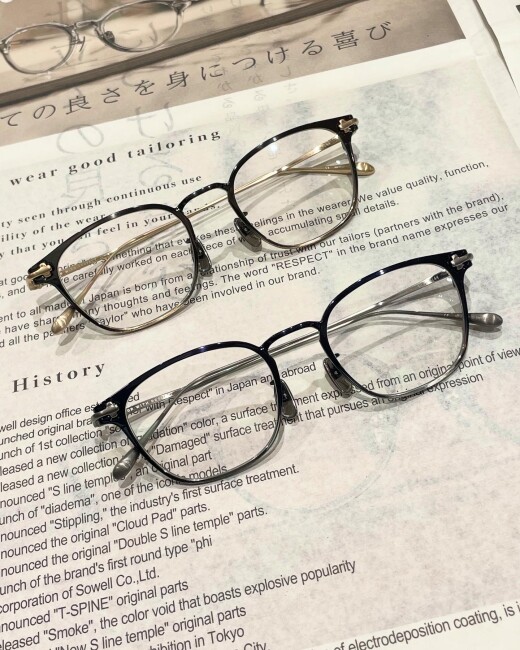 【TAYLOR WITH RESPECT】人気のフレームがバージョンアップして再登場しました！