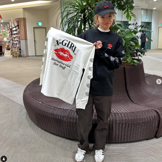 X-girl ロンT 春の新作　ご紹介