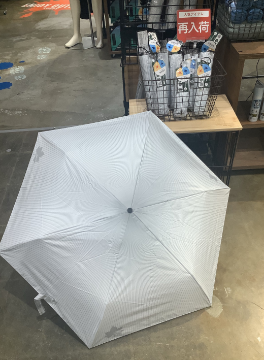 ソーラーブロック日傘・コンパクト再入荷！