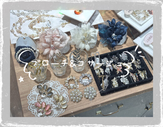 ブローチ&コサージュのご紹介🌱