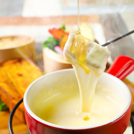【ハニーチーズフォンデュ】ハニーバタートーストと季節野菜の蒸篭蒸しセット