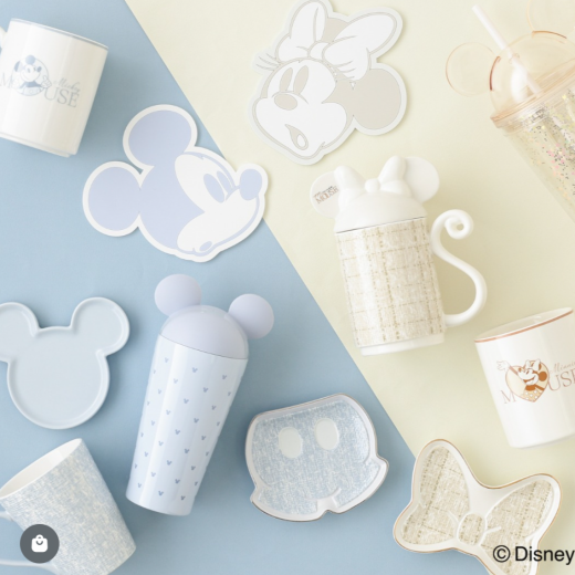 【NEW】大人かわいいミッキー&ミニーモチーフの新作ディズニーアイテム🤍🩵