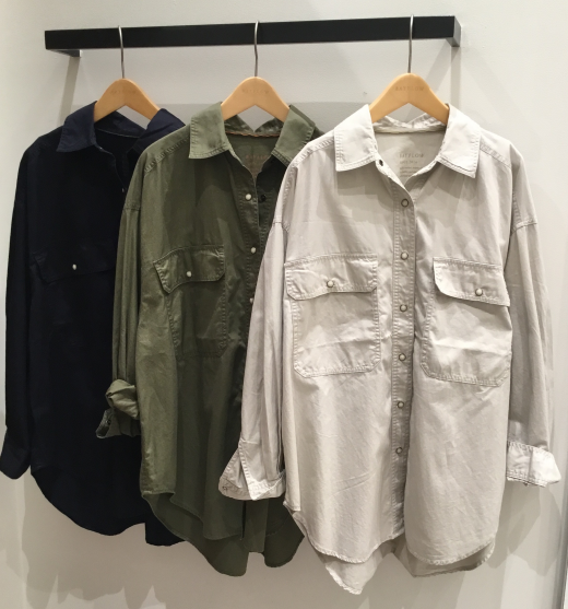 コットンツイルビックシャツ🍂