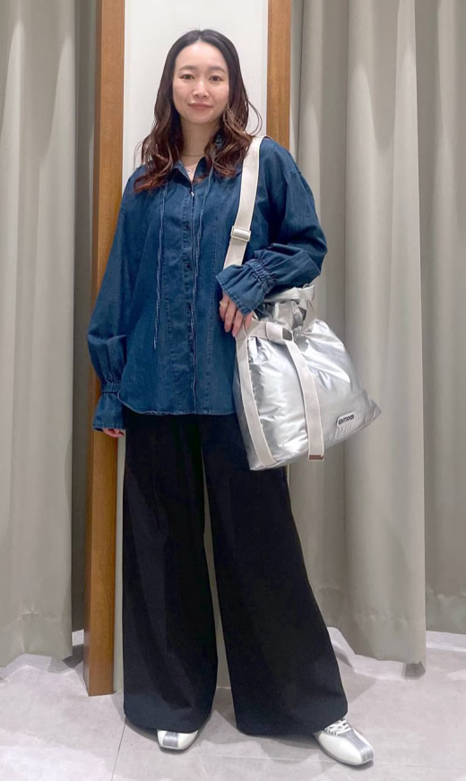 デニムブラウス 