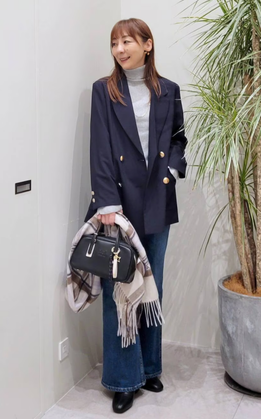 ベーシックフレアデニム