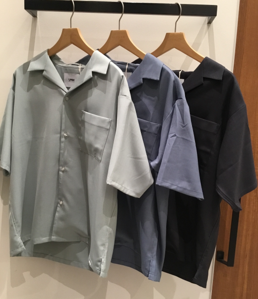 UMWオープンカラー半袖シャツ[セットアップ可]