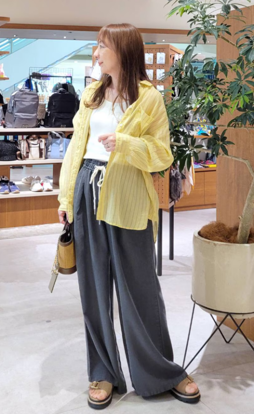 コットンシアーシャツ