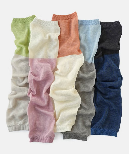 絹屋 内側シルクアームカバー さらさらコットン