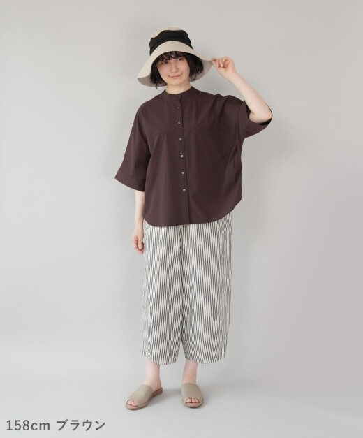 mumokuteki 暑い季節にうれしい 多機能2WAYドルマンブラウス