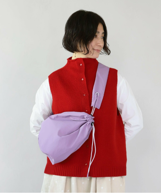 【mumokuteki別注】EARTH MADE 撥水加工 軽くて使い勝手がいい ナイロンボンサック