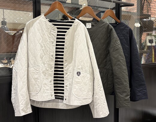 OCVLノーカラーキルトJK入荷しました！
