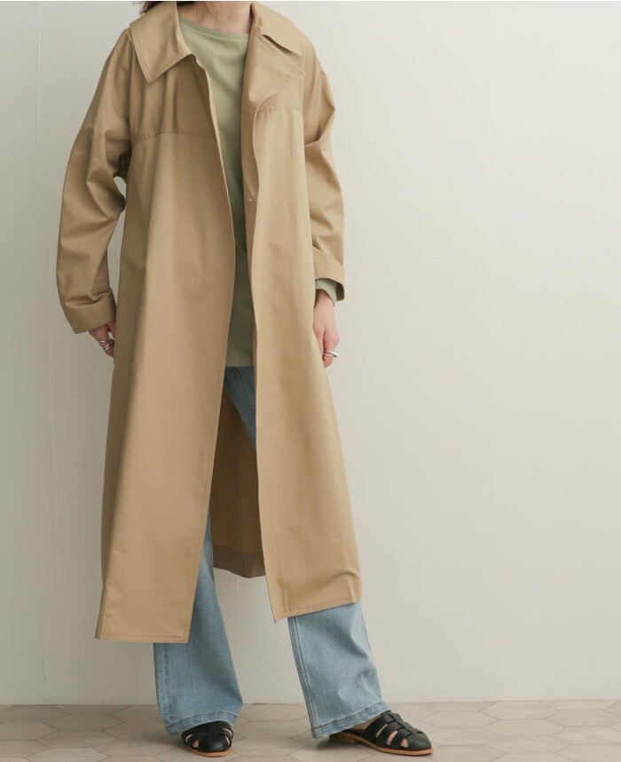 【mizuiro ind】dolman sleeve trench coat