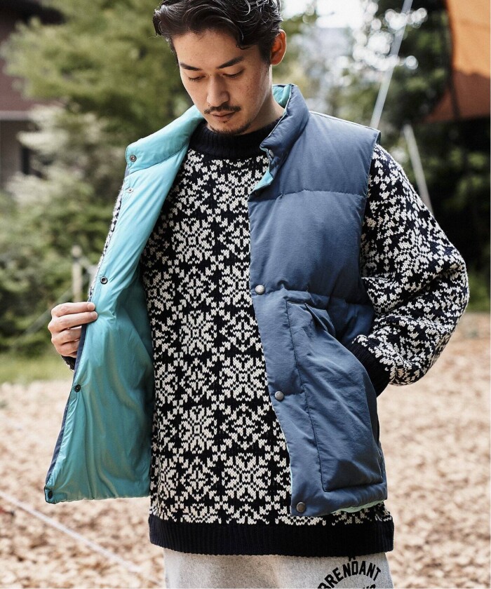 ダウン８５％フェザー１５％22aw snow peak x relume ダウンベスト