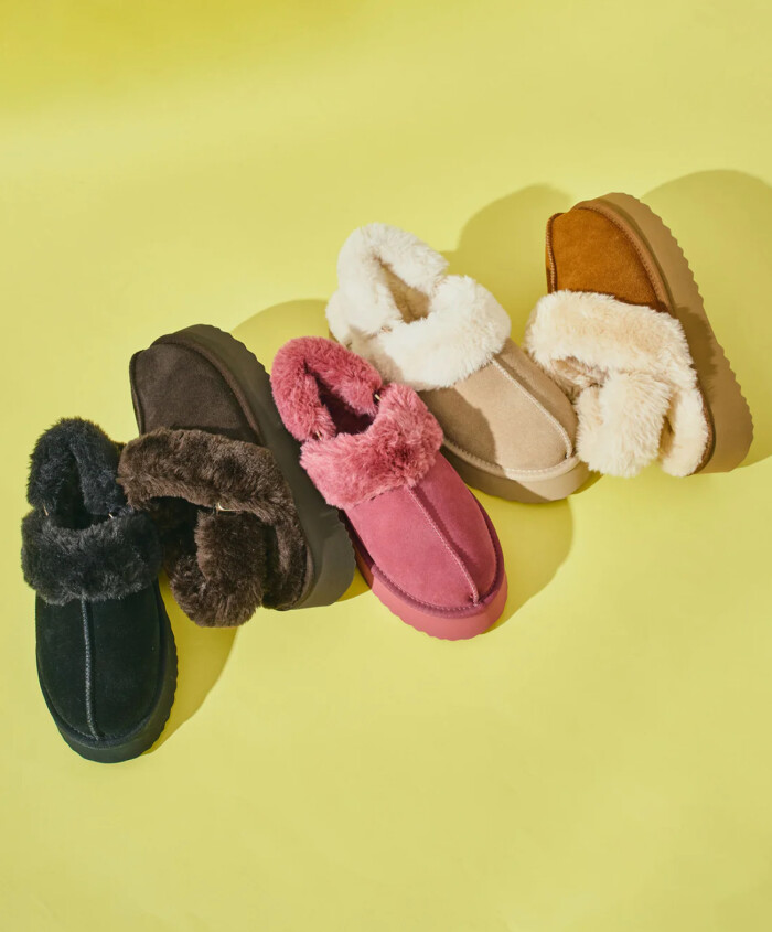 厚底ムートンが入荷しました⛄️