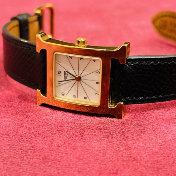 【ヴィンテージウォッチ】HERMES Hウォッチ 入荷!