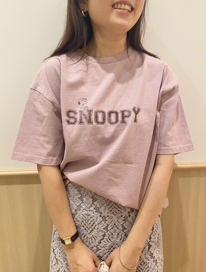 Vis Peanutsコラボ スヌーピープリント綿100 Tシャツ ビス ショップニュース Kuzuha Mall くずはモール