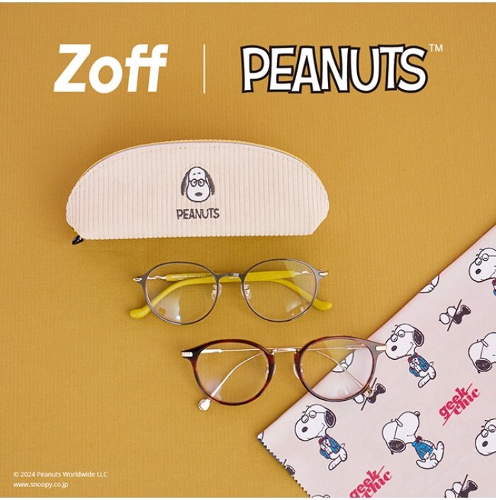 Zoff PEANUTS COLLECTION』第4弾　スヌーピーの５つの変装姿をモチーフにした新作アイウェアが登場！