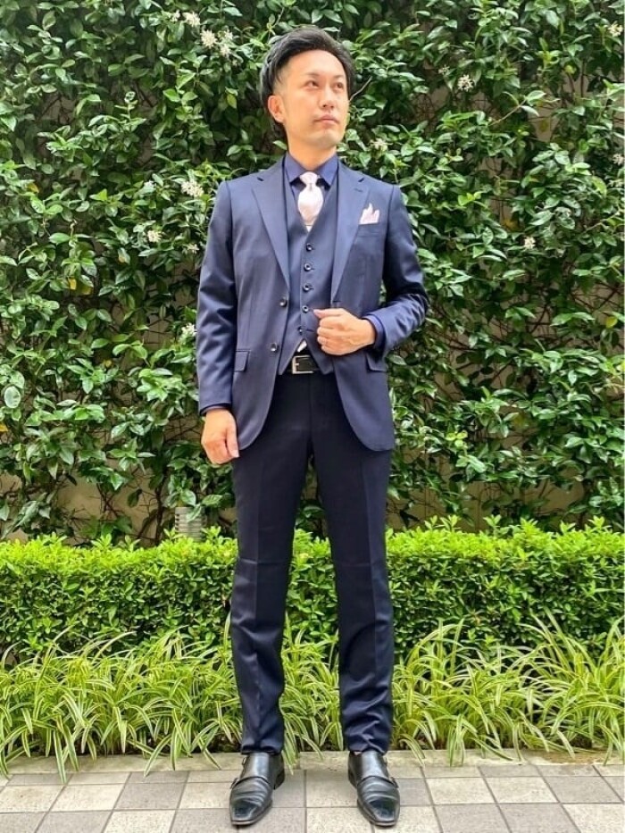 【ブライダルにおすすめ】ベネシャン・スリーピーススーツ