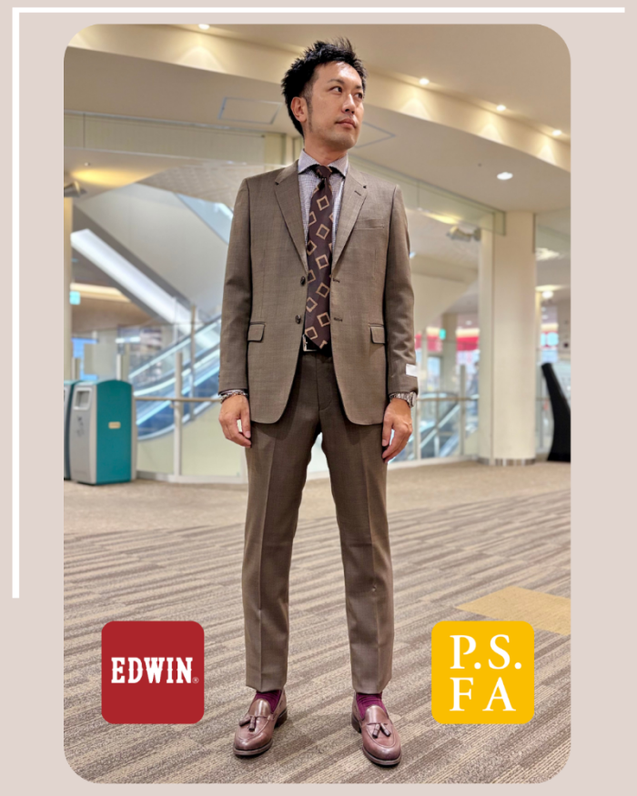 【EDWIN×P.S.FA】デニムライク ウールセットアップ