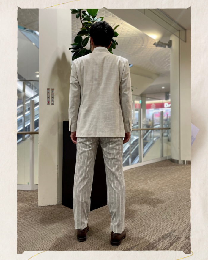 【MARLANE社】リネンダブルジャケット＆ツータックパンツ