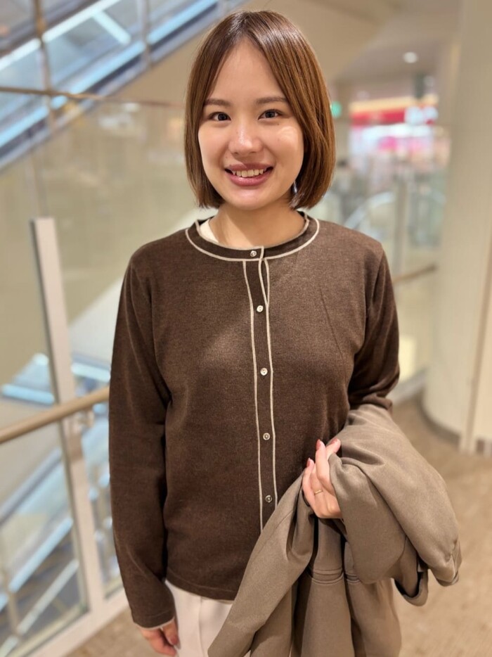 【レディス】パウダーツイル・ダブルジャケット＆配色カーディガン