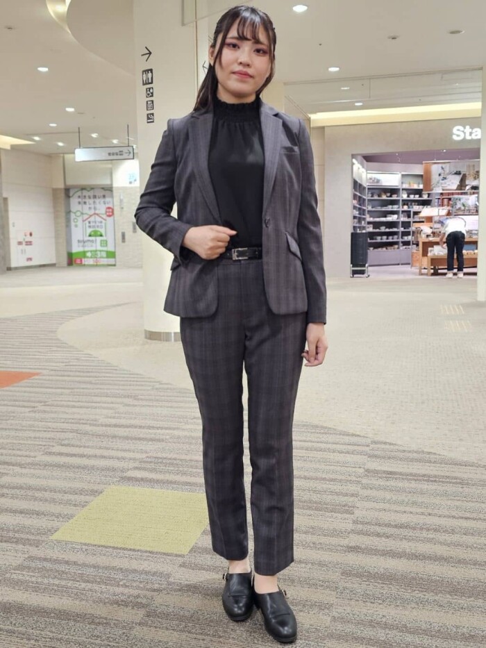 【レディス】グレンチェックスーツ