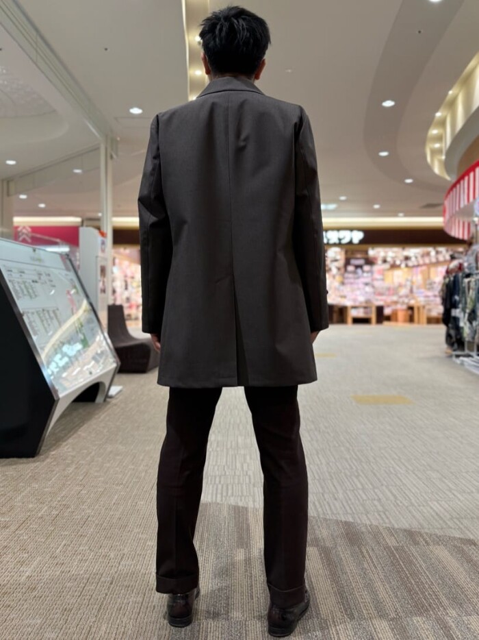 【メンズ新作】ステンカラーコー脱着ライナー付き