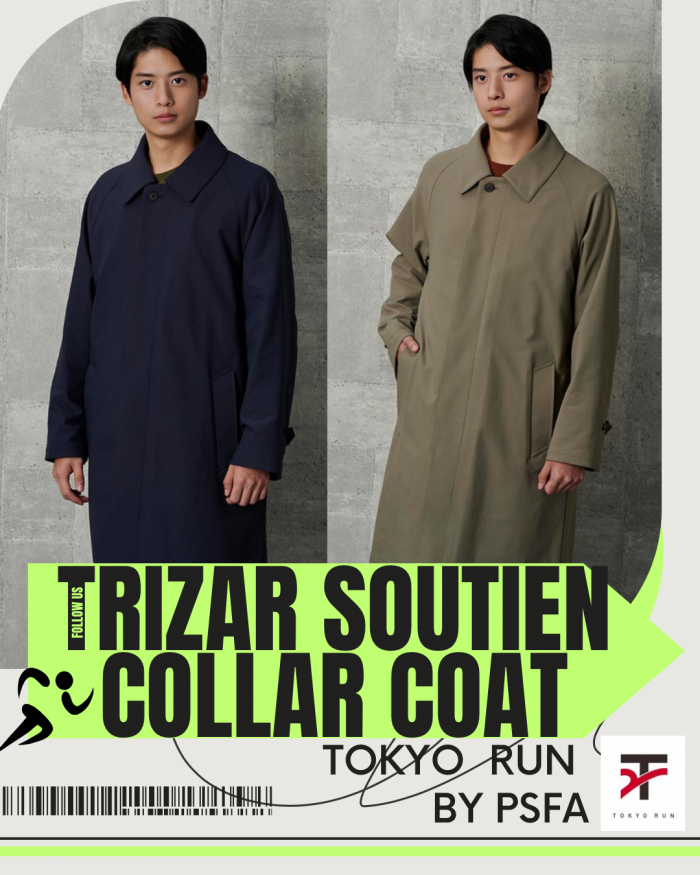 TRIZAR【TOKYO RUN×T-SUIT】ステンカラーコート｜パーフェクトスーツ