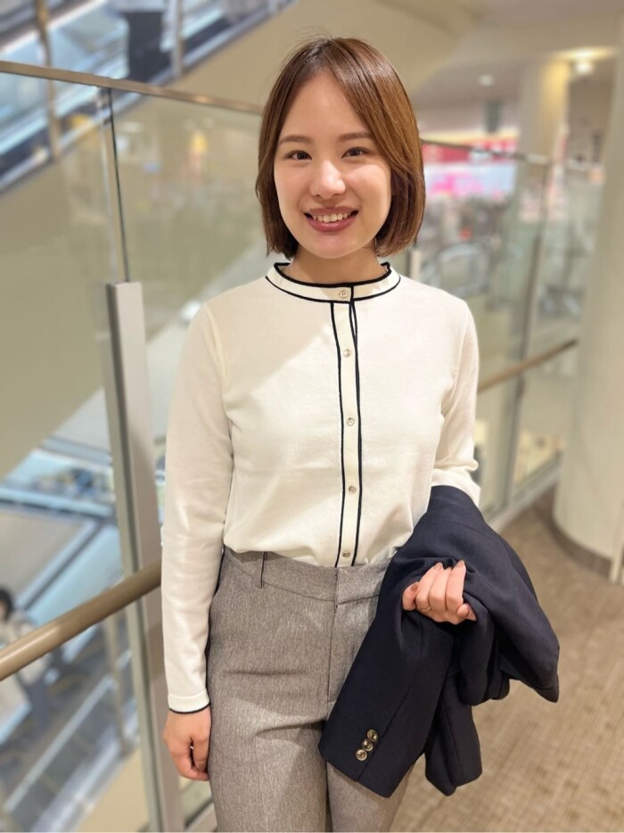 【レディス】ダブルジャケット&配色カーディガン