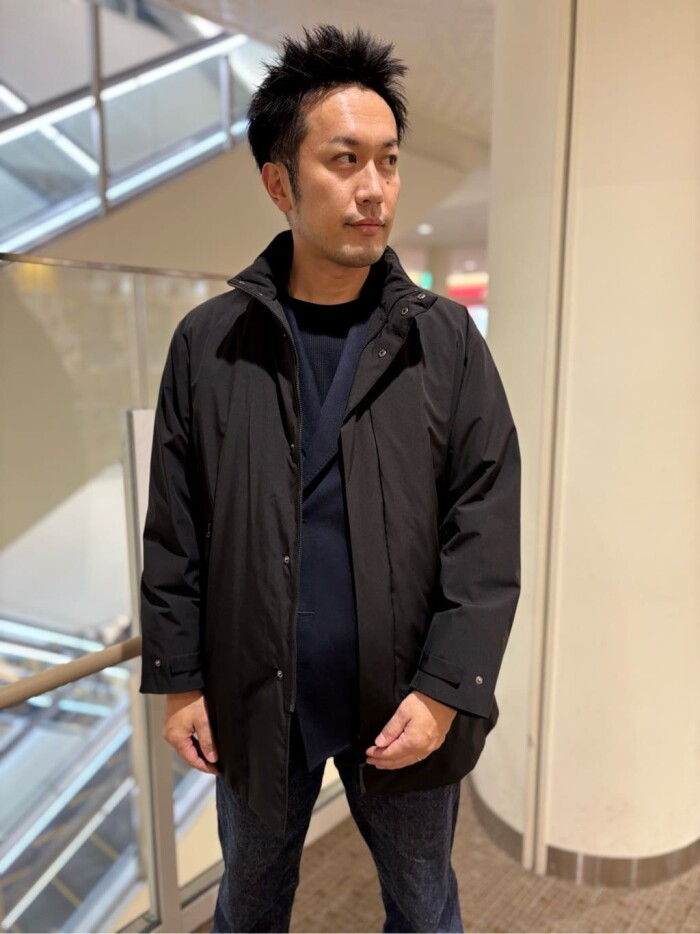 【撥水/防風】オールウェザーテックスAEROGELスタンドコート