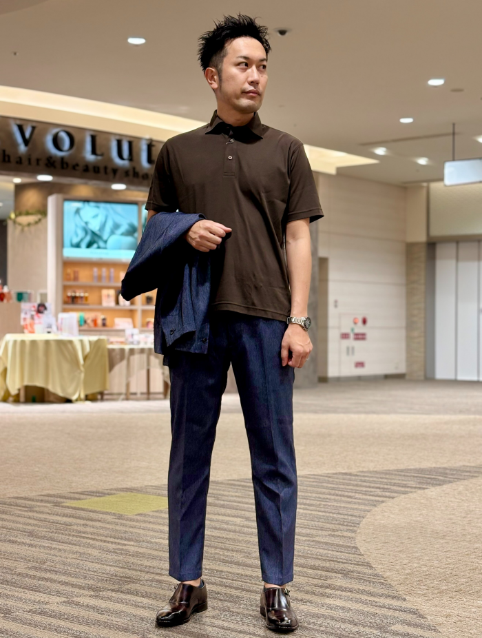 【上下セット20,790円】ライトセットアップ・デニムライク