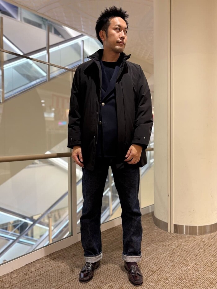 【撥水/防風】オールウェザーテックスAEROGELスタンドコート