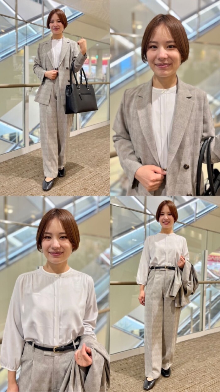 【My wardrobe】グレンチェックスーツ・ブラウン