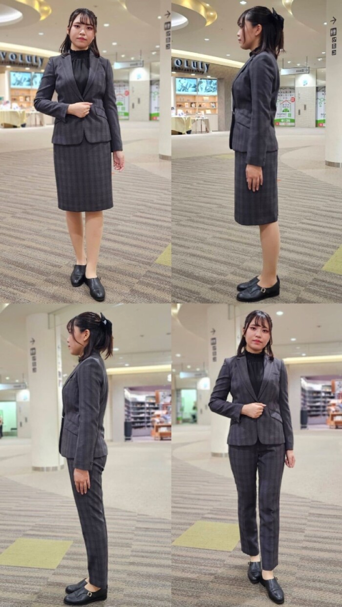 【レディス】グレンチェックスーツ