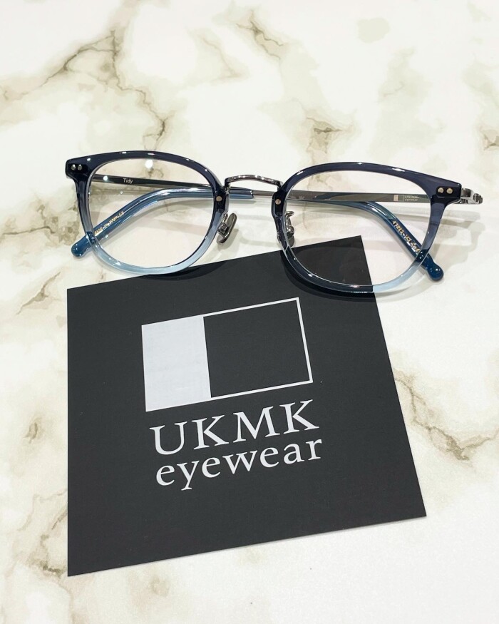 【UKMK eyewear】クリアカラーのお洒落なコンビフレーム!