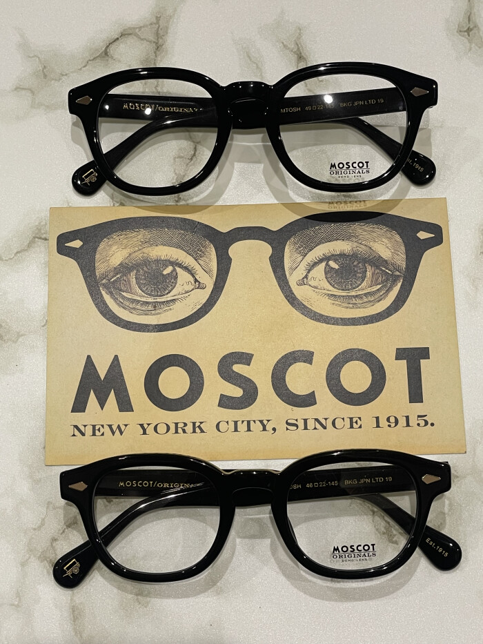 【MOSCOT】人気のセルフレームが再入荷！