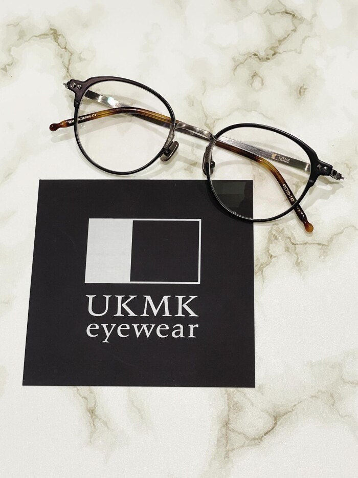 【UKMK eyewear】使いやすい黒マット系メタルフレーム!