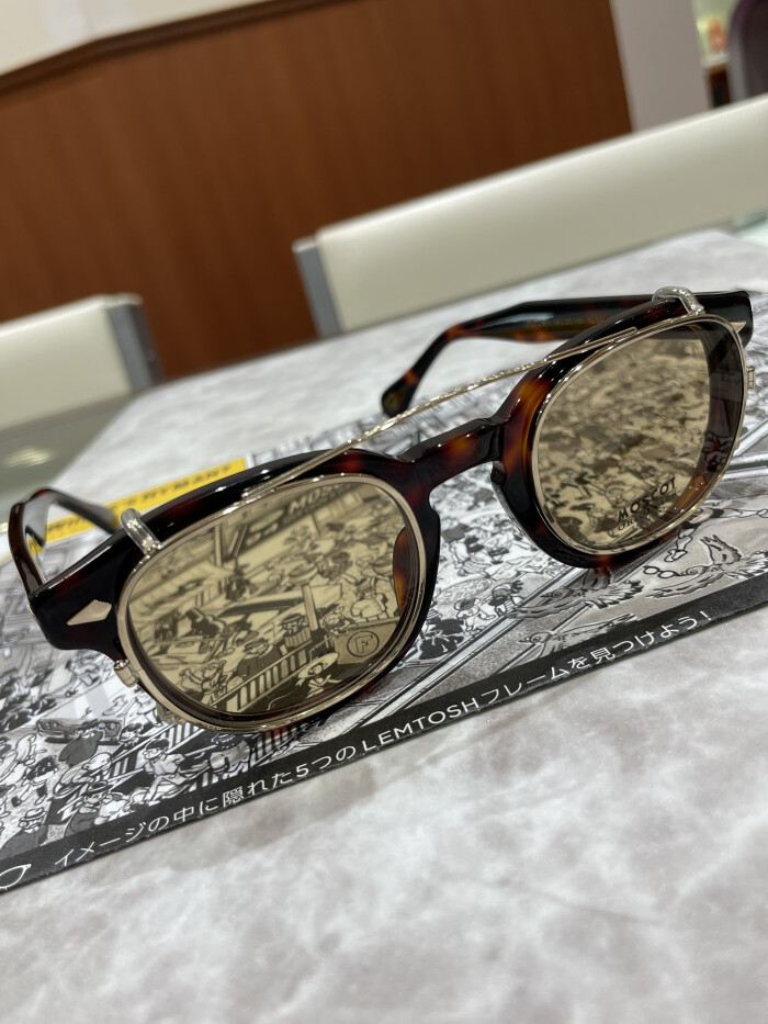 【MOSCOT】定番セルフレームにクリップオンサングラス！
