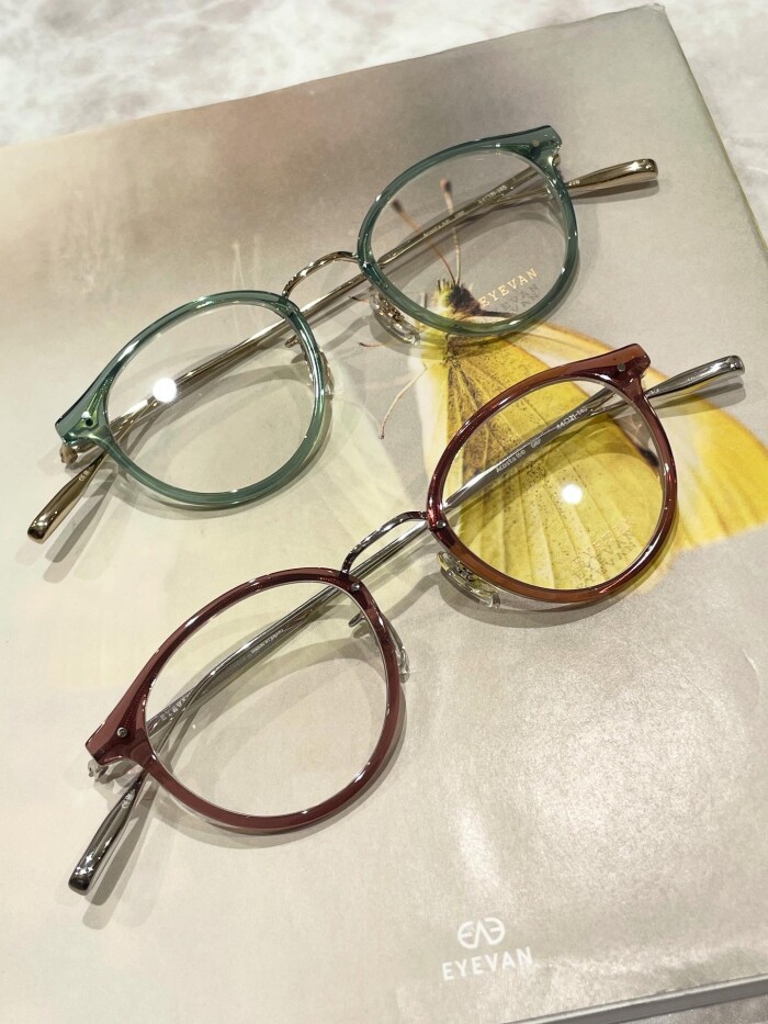 【EYEVAN】パステルカラーの可愛いコンビネーションフレーム!