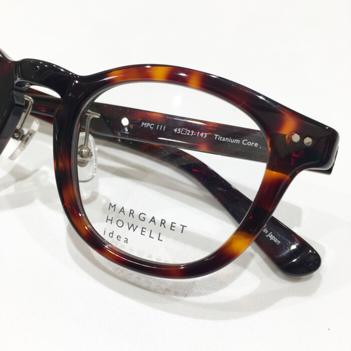 【MARGARET HOWELL idea】王道のベーシックなメガネ♪
