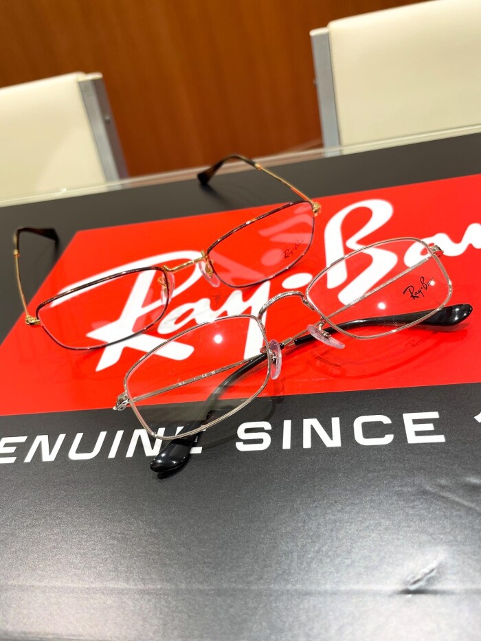 【Ray-Ban】シンプルデザインのメタルフレーム!