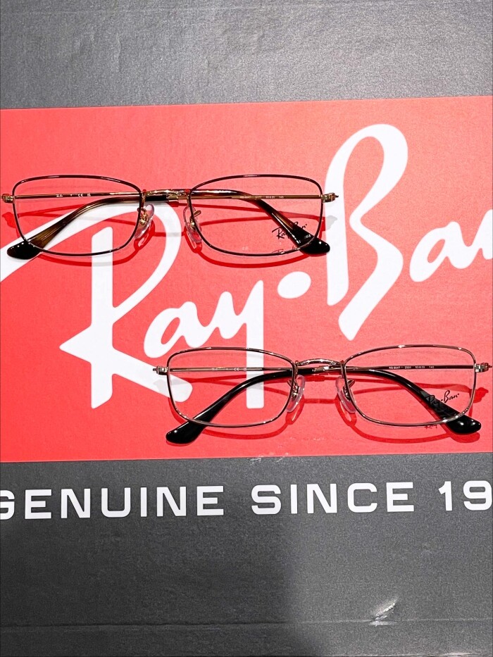 【Ray-Ban】シンプルデザインのメタルフレーム!