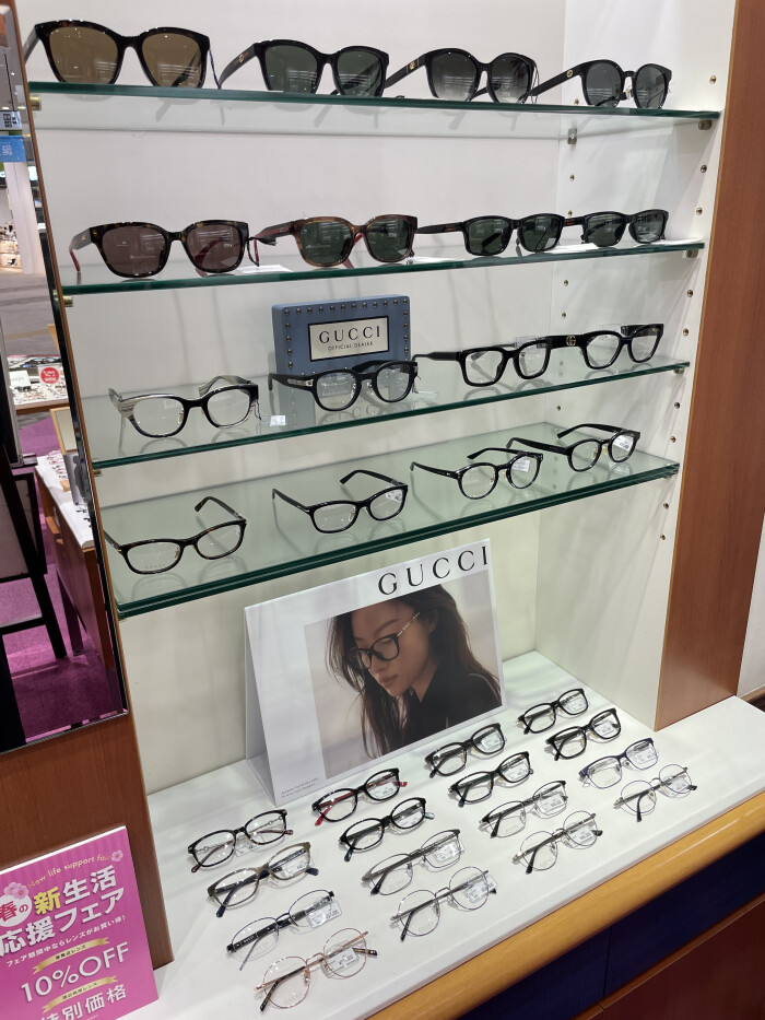 【GUCCI】フレーム、サングラス共に新入荷中！