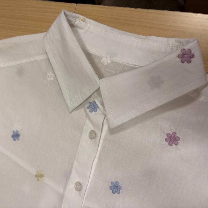 ⭐︎総柄刺繍シャツ⭐︎