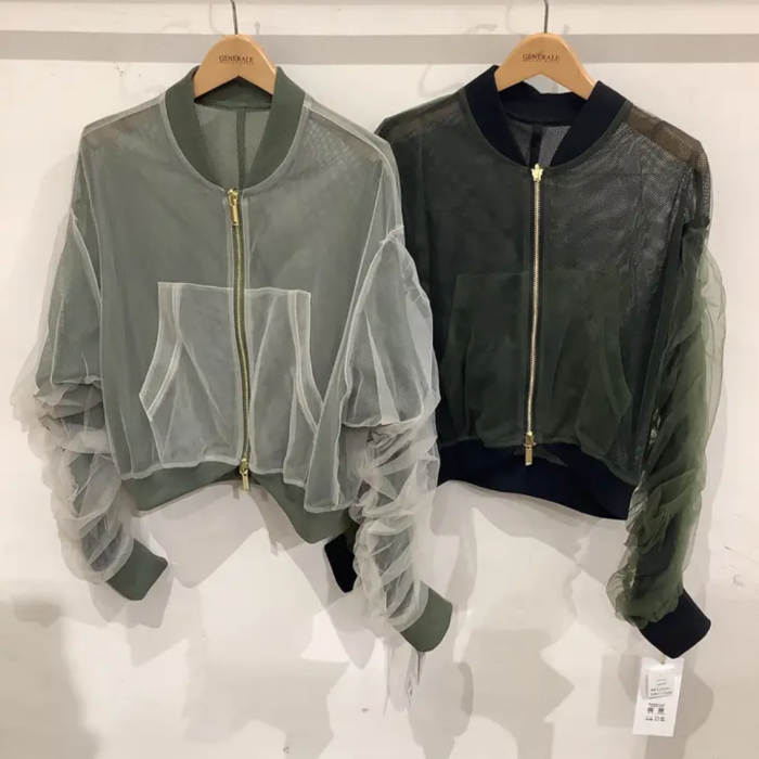 ☆メッシュ×チュールで春コーデ♡☆